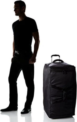 Lipault 0% Pliable 30 Inch 2 Wheeled Duffel, Black, One Size -Luggage Factory 41D n1iganL