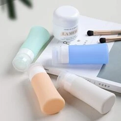 Travel Bottles Tsa Approved, Yamyone 3oz Leak Proof Travel Accessories BPA Free Silicone Cosmetic Travel Size Toiletry Containers For Shampoo Lotion Soap (4pcs) -Luggage Factory 41D6ZTULMaL