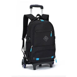 TiTa-Dong Rolling Backpack Luggage 18 Inch Wheeled Backpack Travel Laptop Laptop Six Wheels Unisex Trolley School Bags Jansport For Boys Girls Kids Teenagers Students,Black 14 TiTa-Dong Rolling Backpack Luggage 18 Inch Wheeled Backpack Travel Laptop Laptop Six Wheels Unisex Trolley School Bags Jansport For Boys Girls Kids Teenagers Students,Black -Luggage Factory 41DTOSEepsL