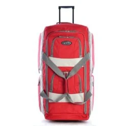 Olympia 33" 8 Pocket Rolling Duffel, Red -Luggage Factory 41EtJe Bg L