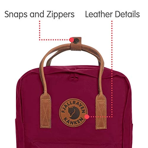 Fjallraven - Kanken No. 2 Laptop 15" Backpack For Everyday, Plum 4 Fjallraven - Kanken No. 2 Laptop 15" Backpack For Everyday, Plum - Image 4