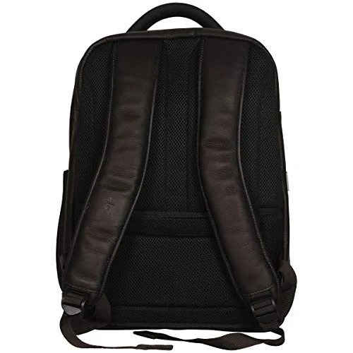 Kenneth Cole Reaction Colombian Leather Double Gusset 15.6” Computer Backpack, Brown One Size 3 Kenneth Cole Reaction Colombian Leather Double Gusset 15.6” Computer Backpack, Brown One Size - Image 3