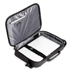 SWISSGEAR Jasper Expandable Organizer 15-inch Laptop Case | TSA-Friendly Carry-on | Travel, Work, School | Men's And Women's- Black -Luggage Factory 41GCat873gL