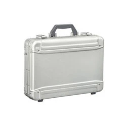 Zero Halliburton Geo Aluminum 3.0 Large Computer Attache Case In Silver