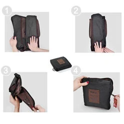 Foldable Lightweight Nylon Duffel Luggage Bag Tote For Travel Gym 4 Colors (Steel Grey) 13 Foldable Lightweight Nylon Duffel Luggage Bag Tote For Travel Gym 4 Colors (Steel Grey) -Luggage Factory 41GW E4zlKL 132a8e06 a7d0 4530 8dc3 5a70438561df