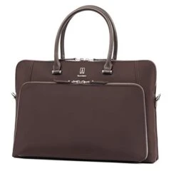 Travelpro Luggage Platinum Elite Women'S Briefcase, Rich Espresso, One Size
