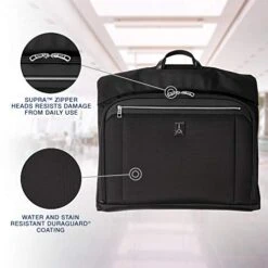 Travelpro Platinum Elite-Bi-Fold Carry-On Garment Bag, Shadow Black, 22-Inch -Luggage Factory 41HLc2y9FzL