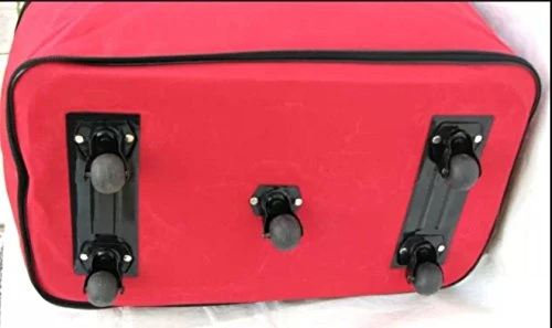 36" Navy Blue Large Expandable Rolling 5 Wheeled Duffel Bag Spinner Suitcase Luggage 3 36" Navy Blue Large Expandable Rolling 5 Wheeled Duffel Bag Spinner Suitcase Luggage - Image 3