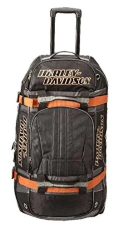 Harley Davidson Harley-Davidson Bar & Shield Logo 33" XLG Wheeling Duffel Bag 99410-BLACK 6 Harley Davidson Harley-Davidson Bar & Shield Logo 33" XLG Wheeling Duffel Bag 99410-BLACK -Luggage Factory 41J10JVw26L