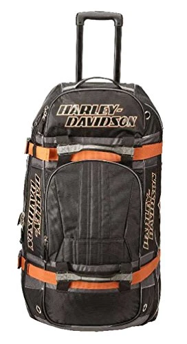 Harley Davidson Harley-Davidson Bar & Shield Logo 33" XLG Wheeling Duffel Bag 99410-BLACK 3 Harley Davidson Harley-Davidson Bar & Shield Logo 33" XLG Wheeling Duffel Bag 99410-BLACK - Image 3