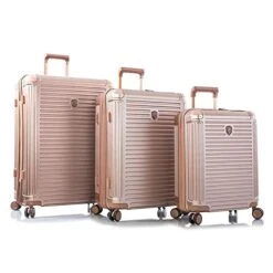 Heys Edge 3pc Luggage Set Rose Gold