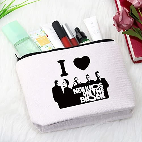 Novelty Inspired Cosmetic Bag I Love New Kid On Black Gift For Women 6 Novelty Inspired Cosmetic Bag I Love New Kid On Black Gift For Women - Image 6