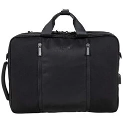 Kenneth Cole Reaction Backpack With USB Charging Port, Black, 15" Laptop -Luggage Factory 41KlqQVLVcL