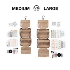 BAGSMART Toiletry Bag Travel Bag With Hanging Hook, Water-resistant Makeup Cosmetic Bag Travel Organizer For Accessories, Shampoo, Full Sized Container, Toiletries, Large 13 BAGSMART Toiletry Bag Travel Bag With Hanging Hook, Water-resistant Makeup Cosmetic Bag Travel Organizer For Accessories, Shampoo, Full Sized Container, Toiletries, Large -Luggage Factory 41LBA9jZp1L