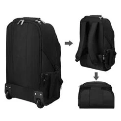 S-Zone Wheeled Backpack Rolling Carry-On Luggage Travel Duffel Bag 13 S-Zone Wheeled Backpack Rolling Carry-On Luggage Travel Duffel Bag -Luggage Factory 41LbKs3CoeL