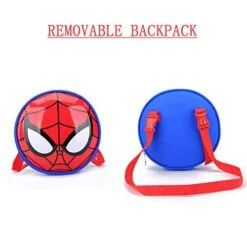 Spiderman Six Wheels Trolley Case School Bags Boy Oxford Cloth Vacation Backpack -Luggage Factory 41Lrugw NEL