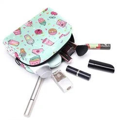 LORVIES Cupcake Makeup Bag Toiletry Bag For Women Skincare Cosmetic Handy Pouch Zipper Handbag 9 LORVIES Cupcake Makeup Bag Toiletry Bag For Women Skincare Cosmetic Handy Pouch Zipper Handbag -Luggage Factory 41LtTGB3f6L