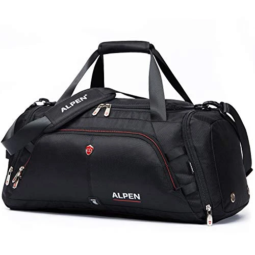 Swiss Alpen - Cervino Duffel - Water Resistant Durable 1680D Carry On Travel Duffel Bag Gym 1 Swiss Alpen - Cervino Duffel - Water Resistant Durable 1680D Carry On Travel Duffel Bag Gym
