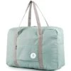 For Spirit Airlines Foldable Travel Duffel Bag Tote Carry On Luggage Sport Duffle Weekender Overnight For Women And Girls (1112 Mint Green)