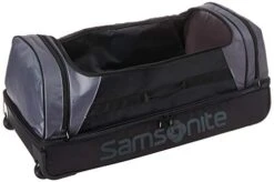 Samsonite Andante 2 Boxed Drop Bottom Wheeled Duffel 32, Riverrock/Black -Luggage Factory 41MGnl1QpsL
