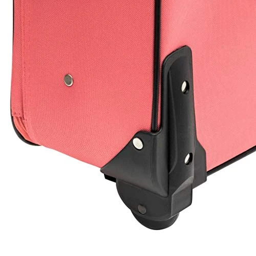 Millennium By Travelway Wheeled Suitcase - Rolling Carry-on (20 Inch, Coral) 2 Millennium By Travelway Wheeled Suitcase - Rolling Carry-on (20 Inch, Coral) - Image 2