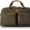 Bric's Luggage Bxl32192 X Bag Boarding Duffel, Olive/Cognac Trim, One Size