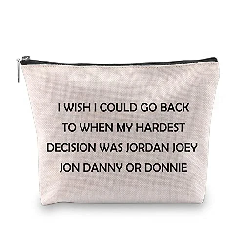 Novelty Inspired Cosmetic Bag I Love New Kid On Black Gift For Women 1 Novelty Inspired Cosmetic Bag I Love New Kid On Black Gift For Women