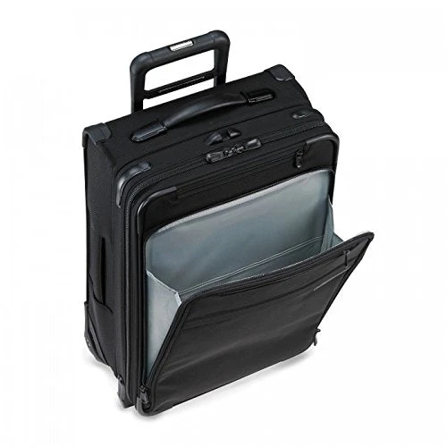 Briggs & Riley Baseline-Softside CX Expandable Carry-On Upright Luggage, Black, 22-Inch 8 Briggs & Riley Baseline-Softside CX Expandable Carry-On Upright Luggage, Black, 22-Inch - Image 8