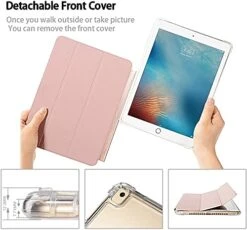 Valkit IPad Mini 5th Generation 2019 Case, IPad Mini 4 Case,Shockproof Protective Smart Folio Stand Protective Heavy Duty Rugged Impact Resistant Armor Cover[with Auto Sleep/Wake], Rose Gold -Luggage Factory 41PZYuye5HL