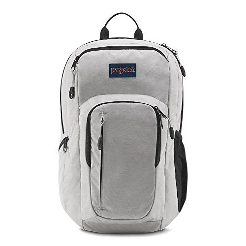 Jansport Js00T69G3F6 Recruit Laptop Backpack, Grey Heathered Poly 1 Jansport Js00T69G3F6 Recruit Laptop Backpack, Grey Heathered Poly