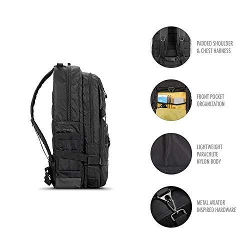 Solo Altitude 17.3 Inches Laptop Backpack, Black 10 Solo Altitude 17.3 Inches Laptop Backpack, Black - Image 10