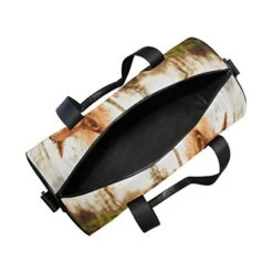 Duffel Bags Red Fur Squirrel With Autumn Forest Background Womens Gym Yoga Bag Small Fun Sports Bag 11 Duffel Bags Red Fur Squirrel With Autumn Forest Background Womens Gym Yoga Bag Small Fun Sports Bag -Luggage Factory 41R5JA9PNdL