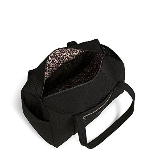 Vera Bradley Women's Iconic Small Duffel Microfiber, Classic Black 10 Vera Bradley Women's Iconic Small Duffel Microfiber, Classic Black - Image 10
