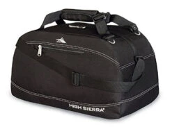 High Sierra 24" Pack-N-Go Duffel, Black/Black/Black