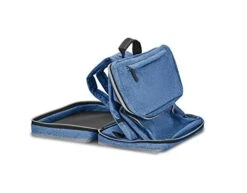 ZipSak Pro Foldable Travel Backpack With Cushioned Laptop Sleeve, Denim Blue -Luggage Factory 41RgMDwghCL