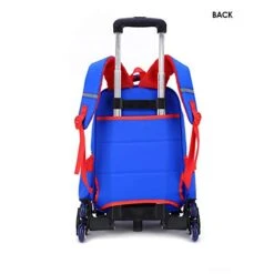 Spiderman Six Wheels Trolley Case School Bags Boy Oxford Cloth Vacation Backpack -Luggage Factory 41RkaclHPQL