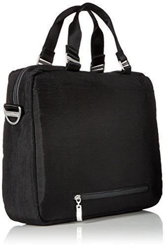 Baggallini Slim Laptop Brief, Black/Charcoal 3 Baggallini Slim Laptop Brief, Black/Charcoal - Image 3