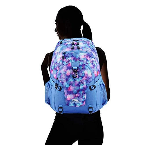 High Sierra Loop-Backpack, School, Travel, Or Work Bookbag With Tablet-sleeve, Shine Blue/Lapis, One Size 2 High Sierra Loop-Backpack, School, Travel, Or Work Bookbag With Tablet-sleeve, Shine Blue/Lapis, One Size - Image 2
