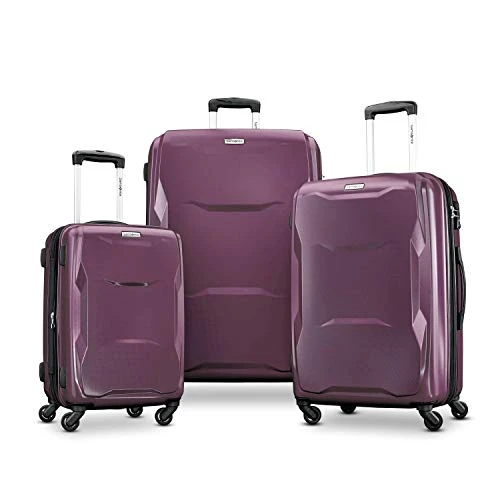 Samsonite Pivot 3 Piece Set Purple 1 Samsonite Pivot 3 Piece Set Purple