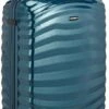 Samsonite Lite-Shock Suitcase, 75 Cm, 98.5 Liters, Petrol Blue