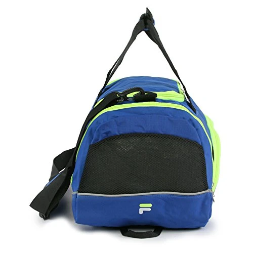 Fila Sprinter 19" Sport Duffel Bag, Blue/Neon 4 Fila Sprinter 19" Sport Duffel Bag, Blue/Neon - Image 4