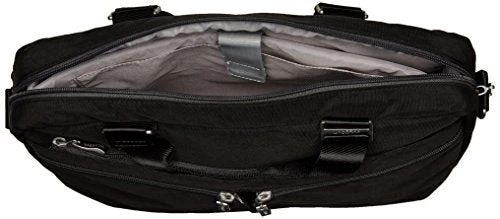 Baggallini Slim Laptop Brief, Black/Charcoal 5 Baggallini Slim Laptop Brief, Black/Charcoal - Image 5