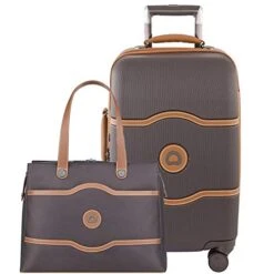 Delsey Paris Delsey Chatelet Plus Carry-On Set Chocolate