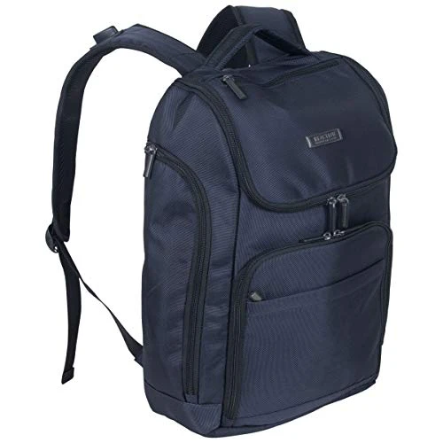 Kenneth Cole Reaction Top Zip Laptop With USB Port (RFID) Backpack, Navy One Size 1 Kenneth Cole Reaction Top Zip Laptop With USB Port (RFID) Backpack, Navy One Size