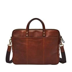 Fossil Men's Haskel Leather Double Zip Briefcase Messenger Laptop Bag, Cognac 14 Fossil Men's Haskel Leather Double Zip Briefcase Messenger Laptop Bag, Cognac -Luggage Factory 41VpMCMgtsL