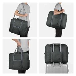 For Spirit Airlines Foldable Travel Duffel Bag Tote Carry On Luggage Sport Gym Duffle For Men And Women (Dark Grey) 11 For Spirit Airlines Foldable Travel Duffel Bag Tote Carry On Luggage Sport Gym Duffle For Men And Women (Dark Grey) -Luggage Factory 41W0DnOA5gL
