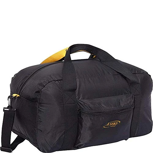 A.Saks 22in. Carry-on Nylon Duffel In Black 1 A.Saks 22in. Carry-on Nylon Duffel In Black