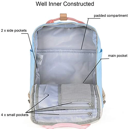 Himawari Backpack Laptop Backpack College Backpack School Bag 14.9" Travel Backpack For Women,Fits 13-inch Laptop(25A#) 2 Himawari Backpack Laptop Backpack College Backpack School Bag 14.9" Travel Backpack For Women,Fits 13-inch Laptop(25A#) - Image 2