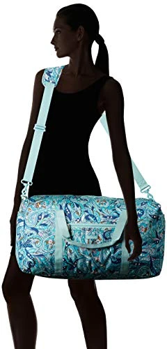 Vera Bradley Womens Lighten Up Large Travel Duffel, Polyester, Daisy Paisley, One Size 7 Vera Bradley Womens Lighten Up Large Travel Duffel, Polyester, Daisy Paisley, One Size - Image 7