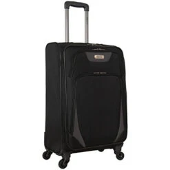 Kenneth Cole Reaction Going Places 24" 600d Polyester Expandable 4-Wheel Spinner Checked Luggage, Black 14 Kenneth Cole Reaction Going Places 24" 600d Polyester Expandable 4-Wheel Spinner Checked Luggage, Black -Luggage Factory 41ZJJtBCjaL